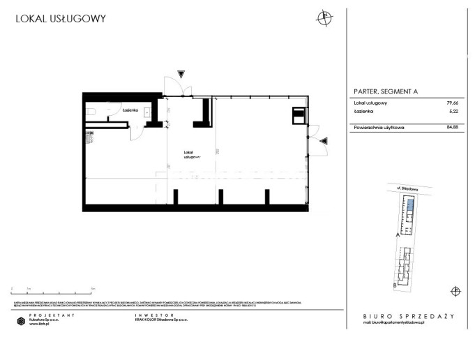 Lokal Sprzedaż Kraków Składowa 2