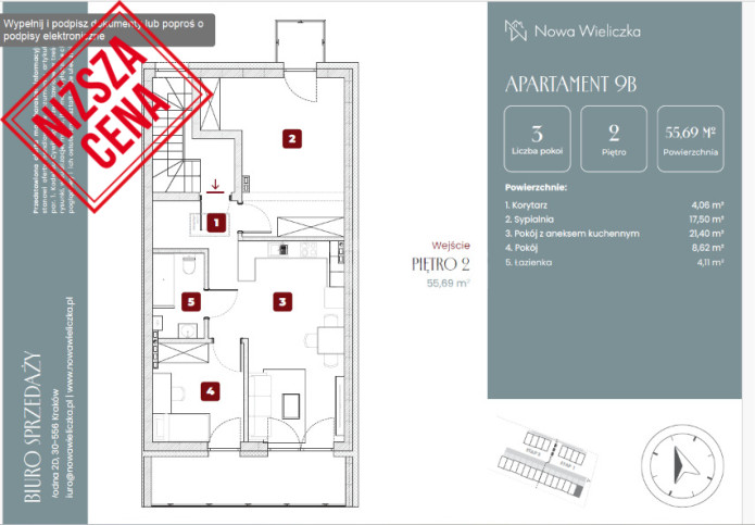 Mieszkanie Sprzedaż Wieliczka Winnicka 3